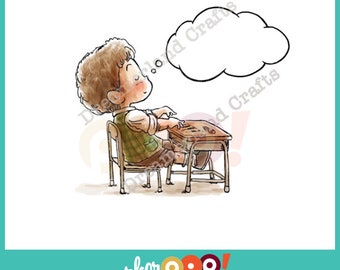 Dreamerland Crafts Cling Stamp - FA16 Immersed In Music