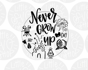 Free Free Disney Svg Never Grow Up 821 SVG PNG EPS DXF File