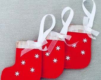Christmas Tree Stocking Decorations