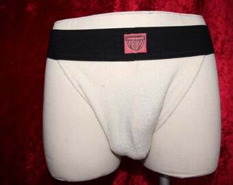 Size Large, Cream Colour Reclaimed Cashmere Jockstrap