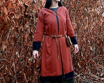 Early Medieval Scandinavian coat for woman, Viking coat form Birka, Historical Pattern , for Viking Reenactors, Viking Costume