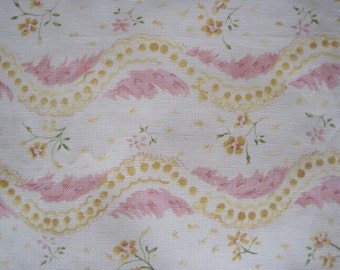 Tracy Porter Cotton Fabric Floral Waves
