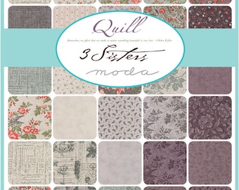 Moda Quill Precut 5" Charm Pack Fabric Quilting Cotton Squares 3 Sisters 44150PP SQ45