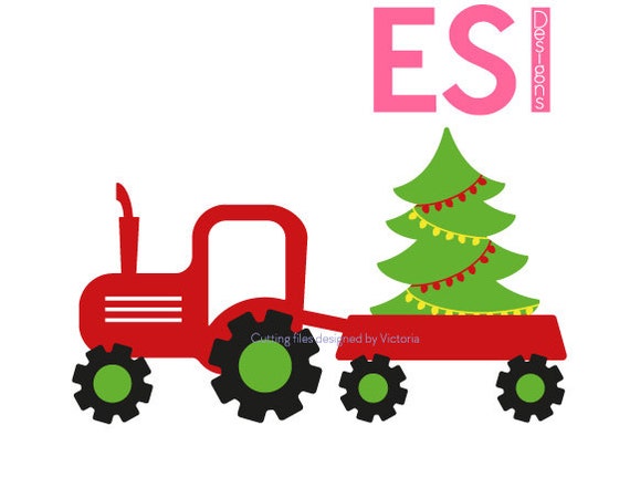 Download Truck and Christmas tree SVG DXF EPS Christmas svg files