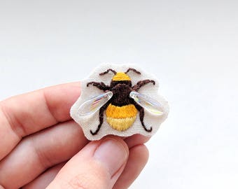 Bee Brooch, Accessory, Insect Pin
