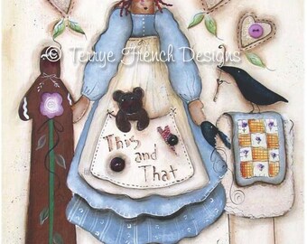 Annie This and That - Painted by Terrye French, E-Pattern