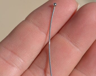 50 Stainless Steel 40mm Ball Head Pins F218