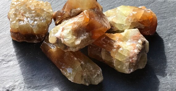 Emerald Calcite Chunk, Green Calcite, Coffee Calcite, Apache Green Calcite, Raw Calcite, Polished Calcite Chunk, Reiki Stone, Grid