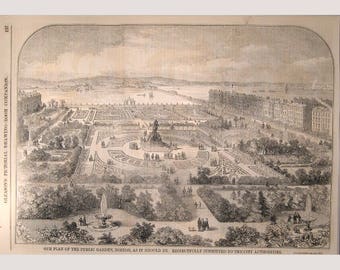 Boston Public Garden – 1853