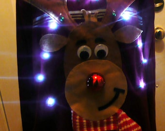 Custom made men's LiGhtS up!!! tacky 3D Ugly Christmas sweater ANY SIZE, ugly sweater, funny ugly sweater