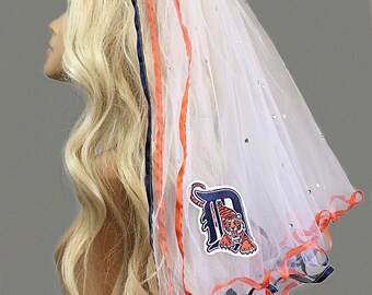 Detroit Tigers Bachelorette Veil