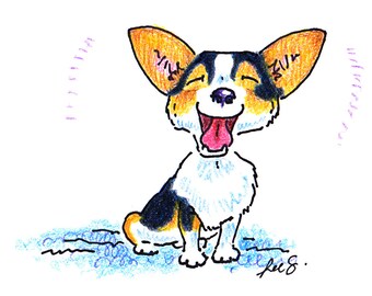 Pembroke Welsh Corgi Notecards (Set of 6)
