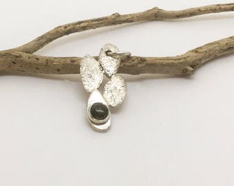 Handmade Green Tourmaline Sterling Silver Pendant