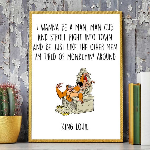Top King Louie Jungle Book Quotes PJ53 Top King Louie Jungle Book Quotes PJ53