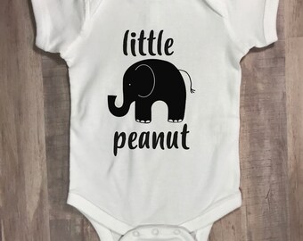 Little Peanut Elephant Baby Onesie, Gift