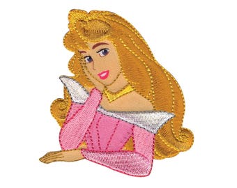 Princess Aurora Iron On Patch, Genuine Disney Iron On Applique, Aurora Patch, Princess Patch, Aurora Applique, Disney Applique, Kids Patch