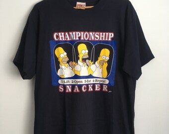 1998 Homer Simpson "Championship Snacker" Tee!
