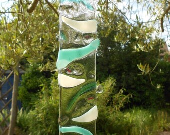 The Sea Collection Hanging Light Catcher / Suncatcher - Fused Glass