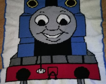 Thomas the tank engine lapghan blanket.