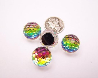 Swarovski 4861 Vitrail Medium Z 14mm Vintage Crystal Fireball Stone - 1 Piece