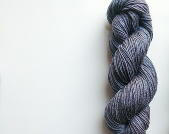DK Hand dyed yarn Blue Faced Leicester DK weight 100g in Wuthering British Farmed UK