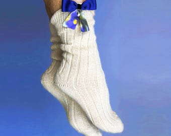 Bed Socks - Alpaca Bed Socks - Alpaca Socks - Woolen Socks - Winter Socks - Bed Socks for women - Alpaca Socks for Women - Ladies Bed Socks