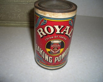 Vintage Can of Royal Cream of Tartar Baking Powder---Standard Brands Inc.