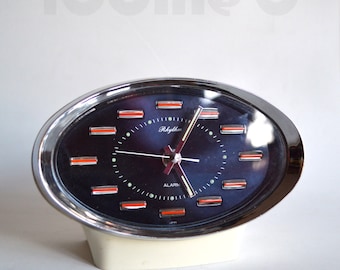 70s retro vintage space age Rhythm alarm clock