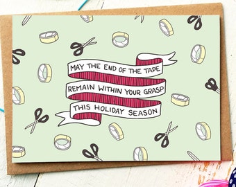 Funny Holiday Card - Funny Christmas Card- Funny Friend Card - Best Friend Card - Colleague Gift - Holiday Greeting Cards - Secret Santa