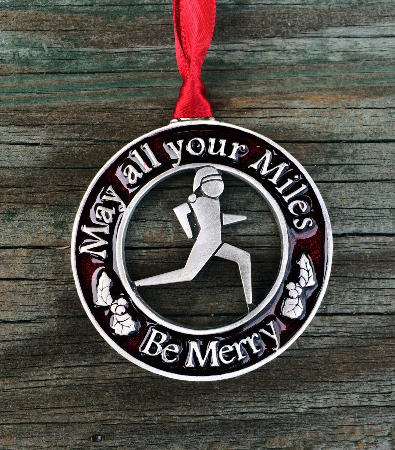 Runner Christmas Ornament 