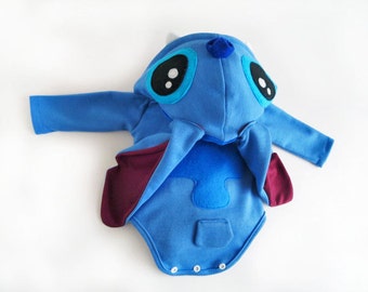 Baby Shower Stitch Costume Lilo and Stitch Onesie Newborn Preemie