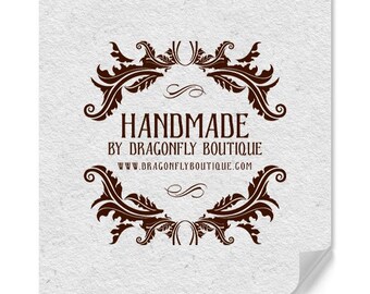 Personalized Label Stamp, Custom Labeling Stamper, Custom Wood Mounted Stamps, Handmade Text Stamper, Business Stamps, DIY Printing, Gifts