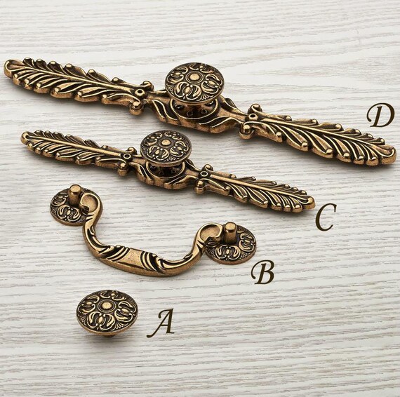 3.6'' Antique Dresser Pulls Drawer Pull Handles Knobs