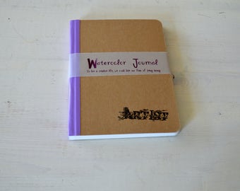 Watercolor journal, art journal, sketchbook, artist book, mixed media journal, notebook