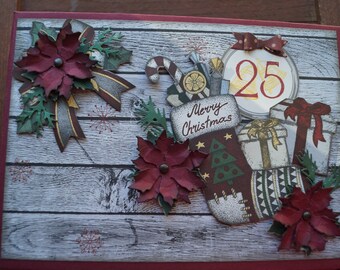 Handmade Christmas Mini Scrapbook Album