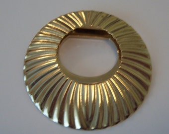 Ripple Scarf Clip. Circle Scarf Clip. Scarf Ring. Scarf Clasp.