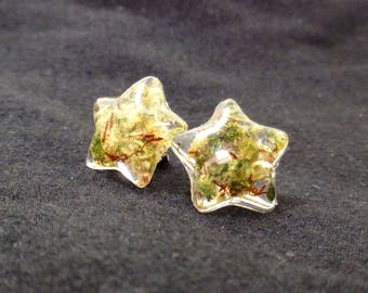 Star Cannabis Stud Earrings-Weed Earrings-Weed Jewelry-Gifts for Her-Gifts for Stoners-Cannabis Earrings-Cannabis Jewelry-Gifts for Stoners