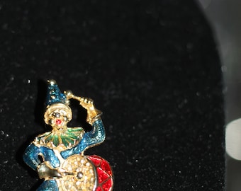 Multi Color Drummer Boy Brooch