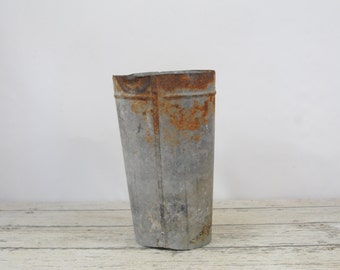 Vintage Floral Shop Flower Bucket Bucket Galvanized Bucket Metal Bucket Metal #3