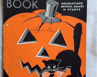 1933 Dennison Halloween Book
