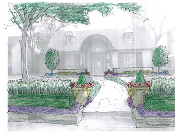 Traditional Southern Landscape Design for Front and Back Yard