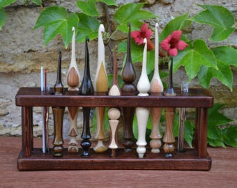 Handmade Wooden Crochet Hook Caddy, Crochet Hook Holder, Crochet Hook Stand, Crochet Supplies, Wooden Crochet Hook Organizer, Hook Storage