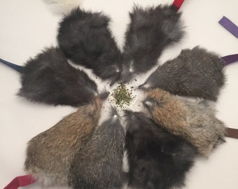 Katzenminze gefüllt Kaninchen Fell Maus geformt Katze Spielzeug Katze Größe