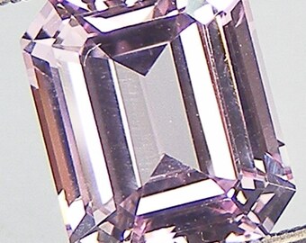 Pink Sapphire Excellent Cut Asscher 10x 8 mm Gemstone Loose Gemstone Loose Lab Created Sapphire