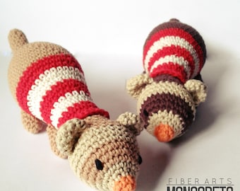 Ferret amigurumi pattern