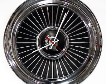 1958 Dodge Royal Lancer Hubcap Clock - 1950's Mopar Classic Car Hub Cap