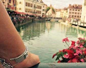 Venus flower chain bracelet