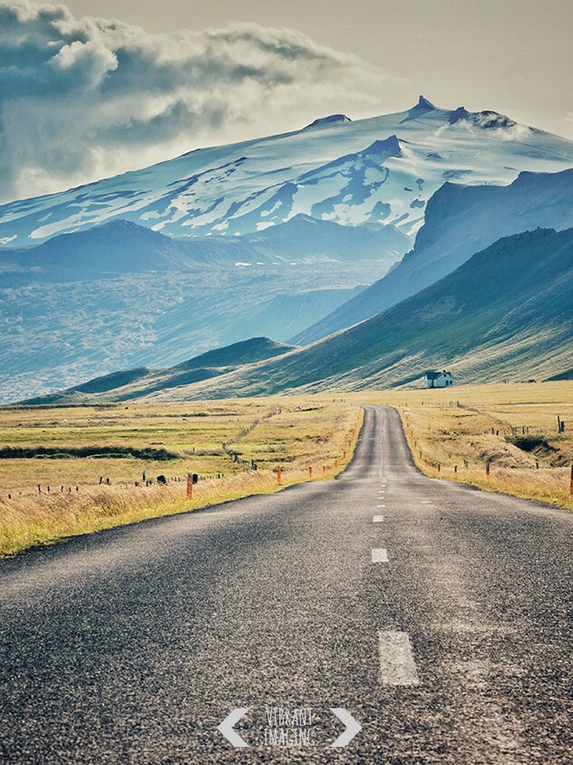 Road Photography Iceland Print Highway Photography