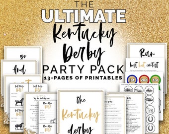 The Ultimate Kentucky Derby Party Pack Printable