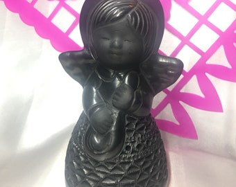 Oaxaca Black Pottery Angel